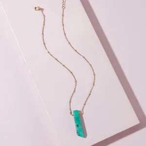 Fashion Jewelry Amethyst Stone Copper Chain