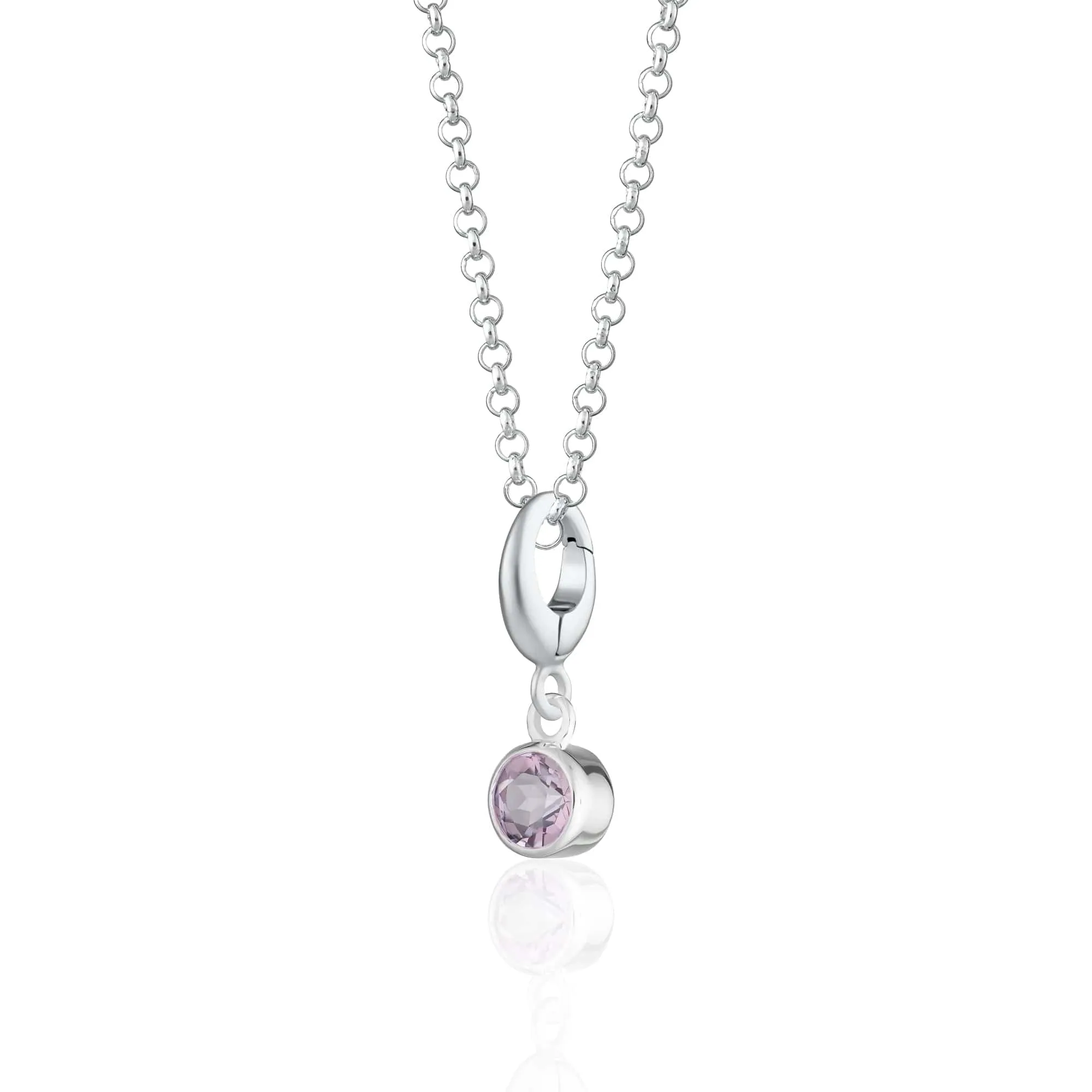 February Birthstone Necklace (Amethyst)