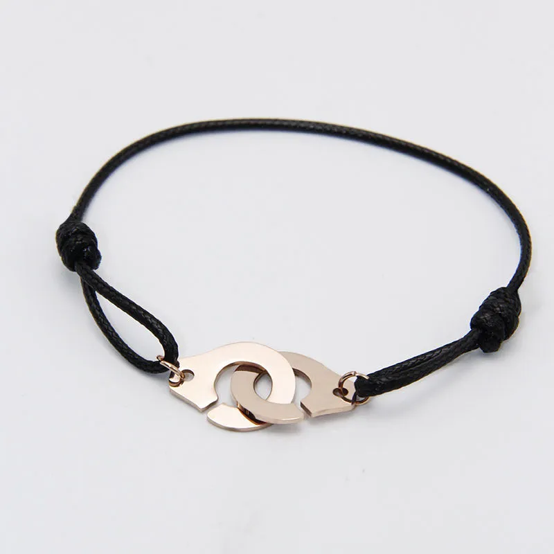 Female's Stainless Steel Handcuff Bracelet