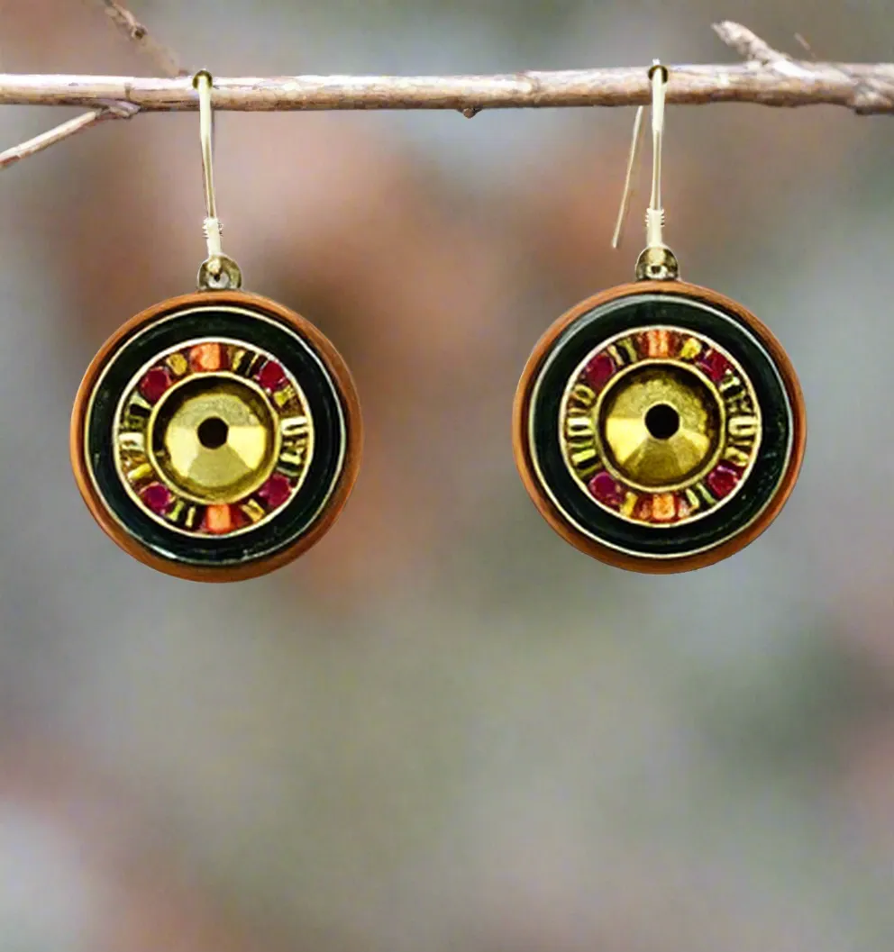 Firefly Jewelry La Dolce Vita Round Earrings-6634ST