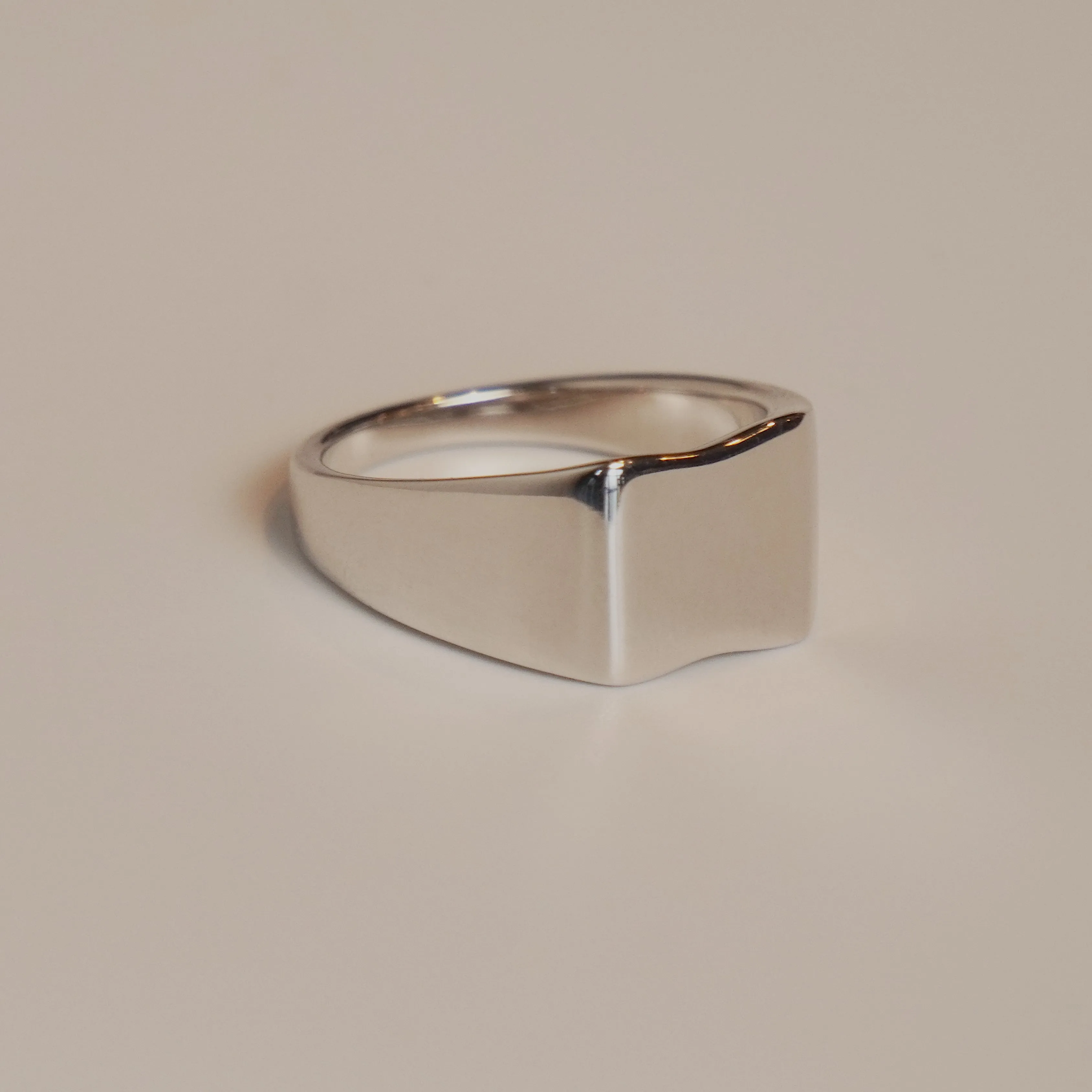 Frankie Signet Ring Recycled 925 Sterling Silver