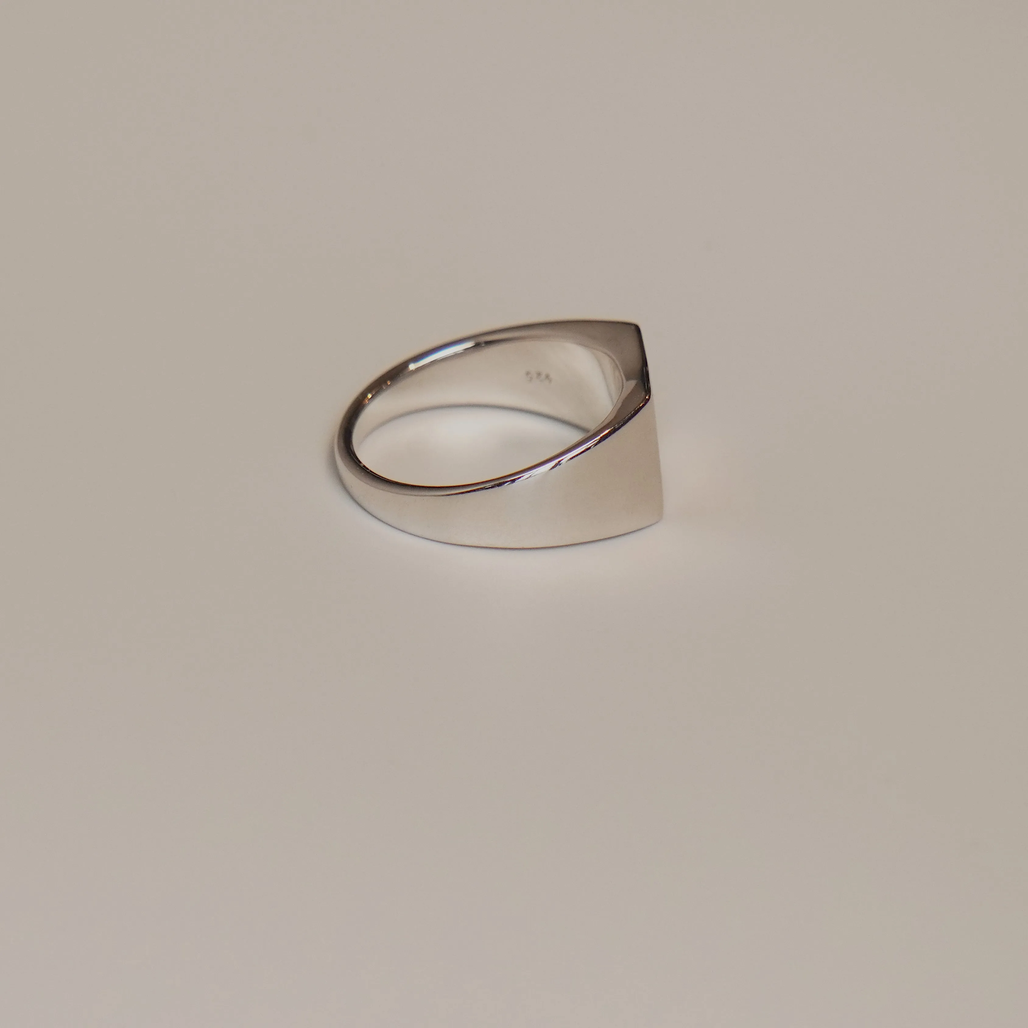 Frankie Signet Ring Recycled 925 Sterling Silver