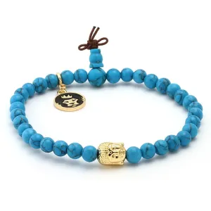 Gold Buddha Mala Bracelet