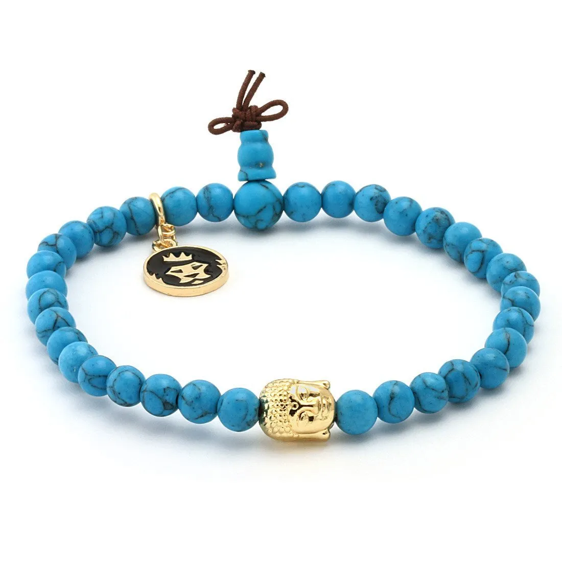 Gold Buddha Mala Bracelet