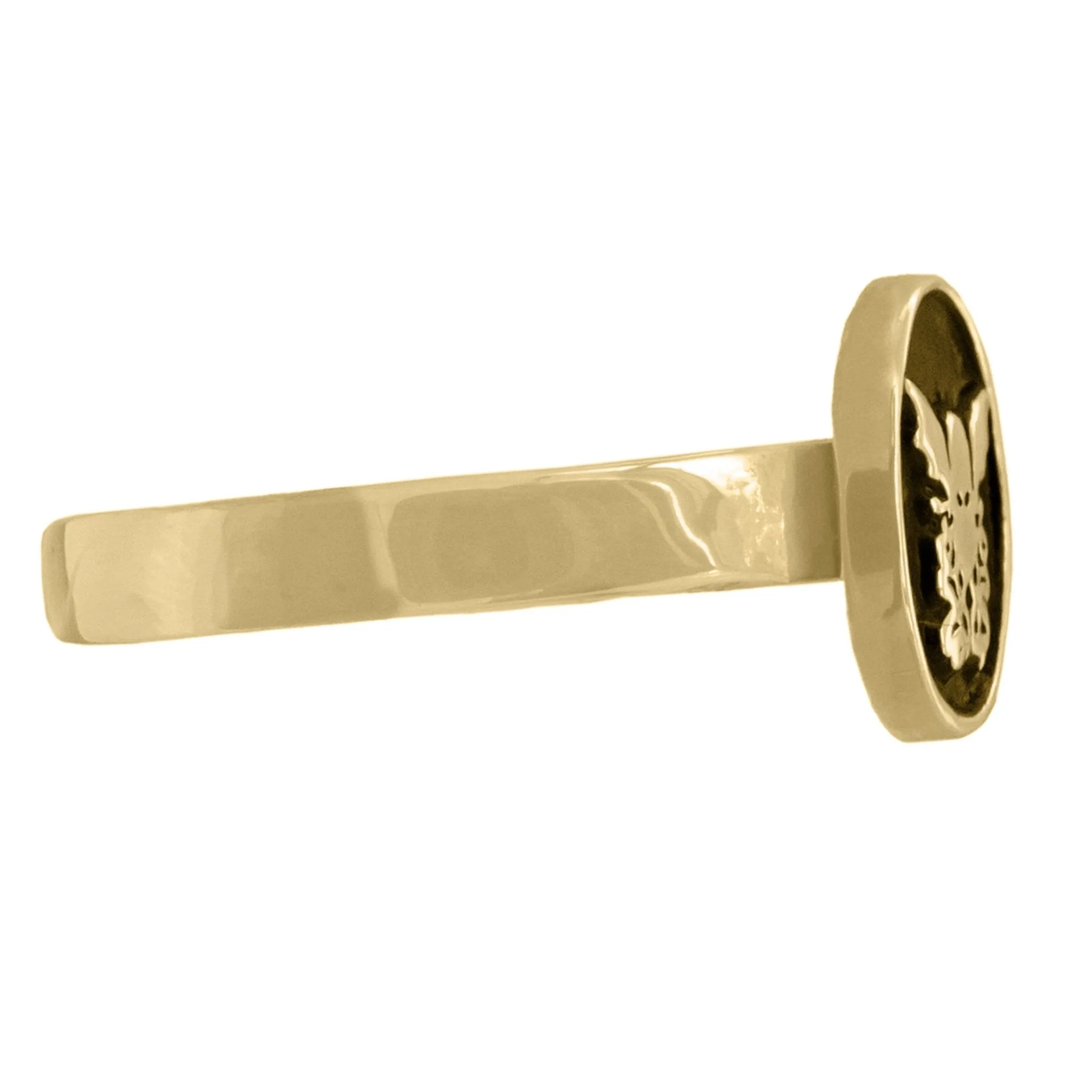 Gold Cthulhu Signet Ring