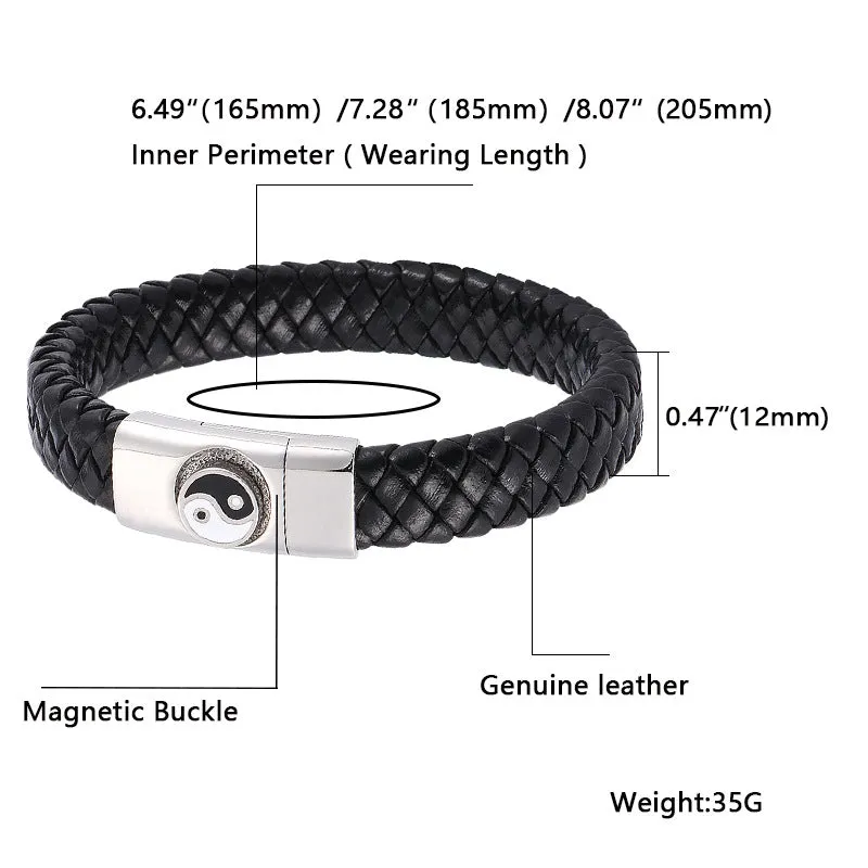 Gossip Magnet Clasp Stainless Steel Personality Bracelet