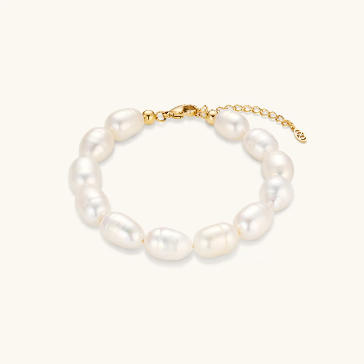 Harmony Pearl Bracelet In Gold