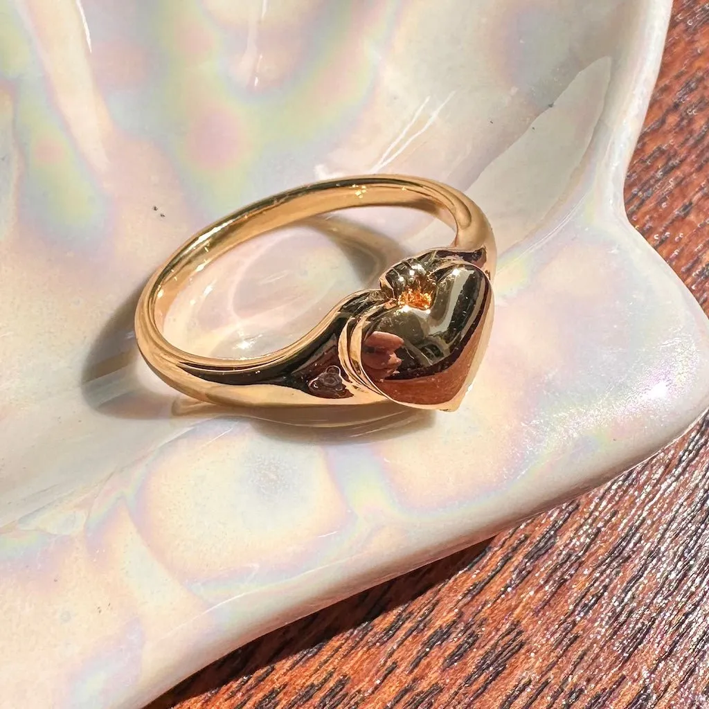 Heart Locket Ring