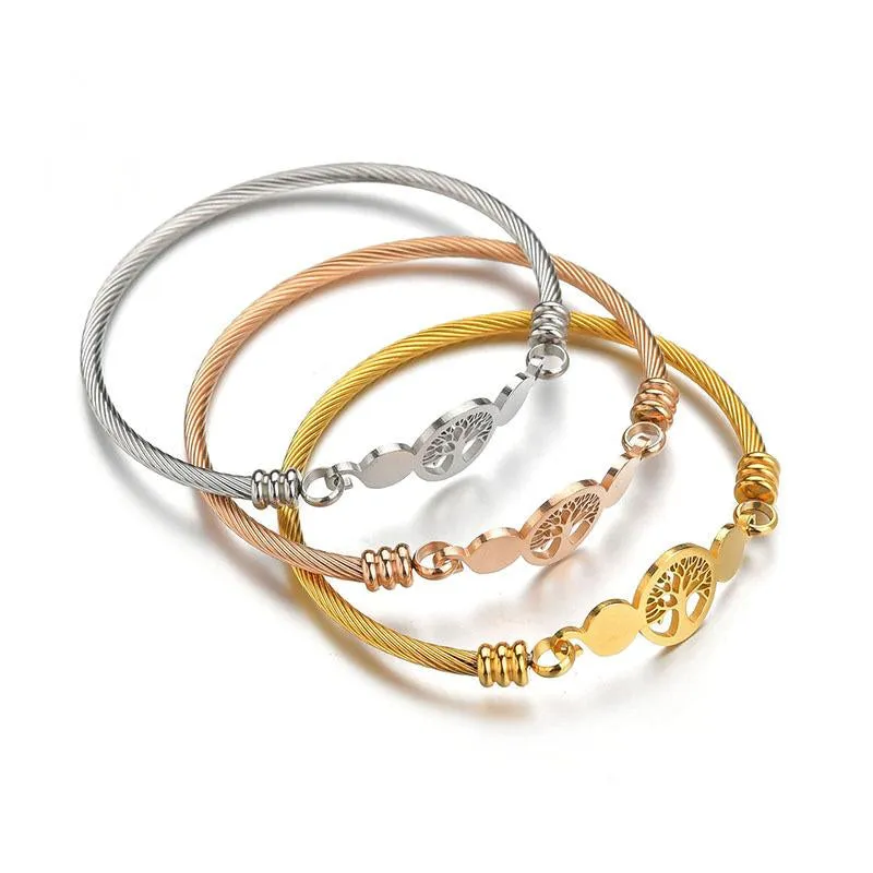 Hollow Tree Of Life Bracelet