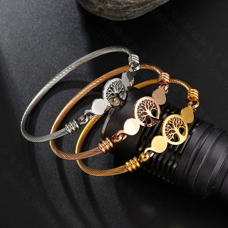 Hollow Tree Of Life Bracelet