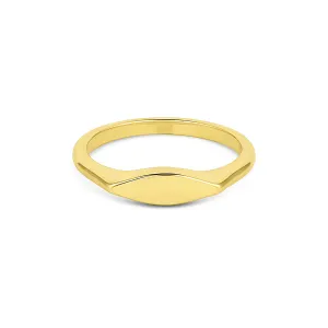 Interleaf Signet Ring