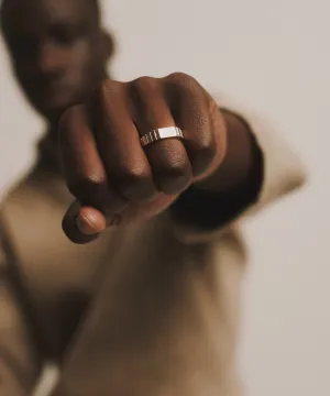 James Groove Signet Ring 14k Recycled Solid Gold