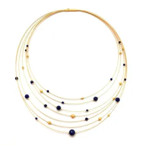 Lapis Collar Necklace