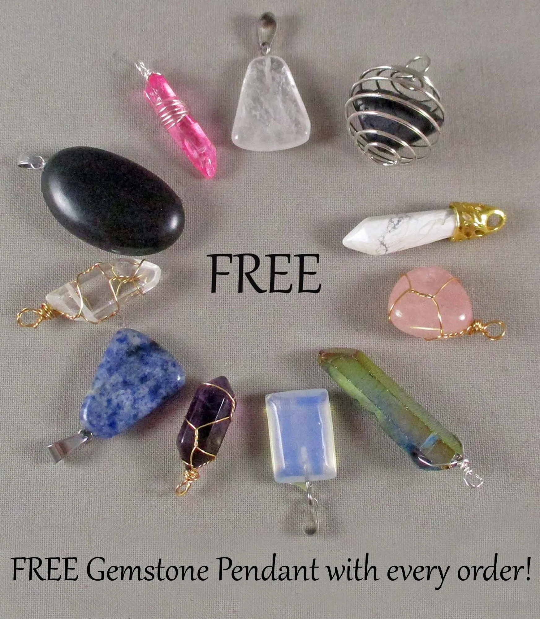 Lapis Lazuli 18KGP Pendant Necklace 1pc (C094)