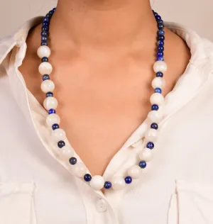 Lapis Lazuli & Agate Necklace