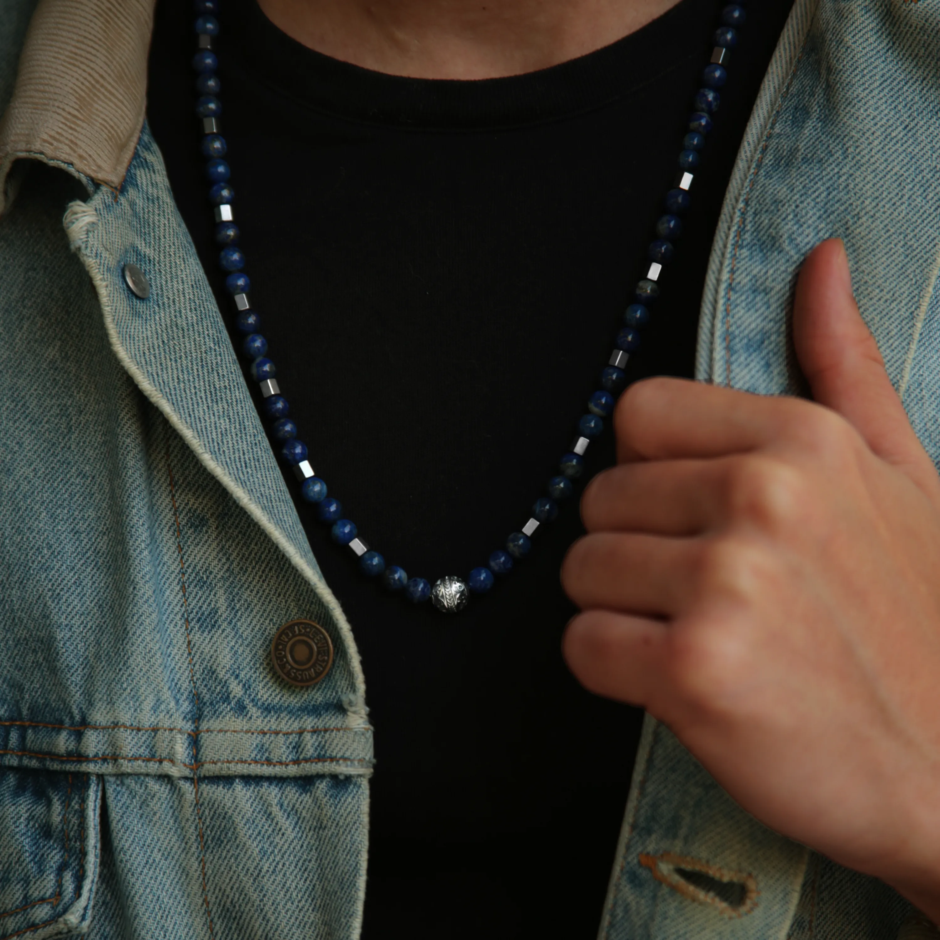 Lapis Lazuli Beaded Necklace