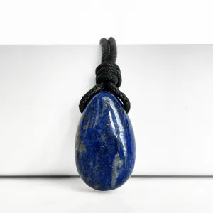 Lapis Lazuli Drop Gemstone Necklace - Celestial Beauty
