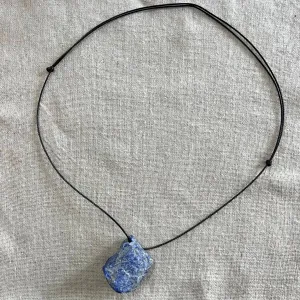 Lapis Lazuli Large Raw Pendant - Inner Truth