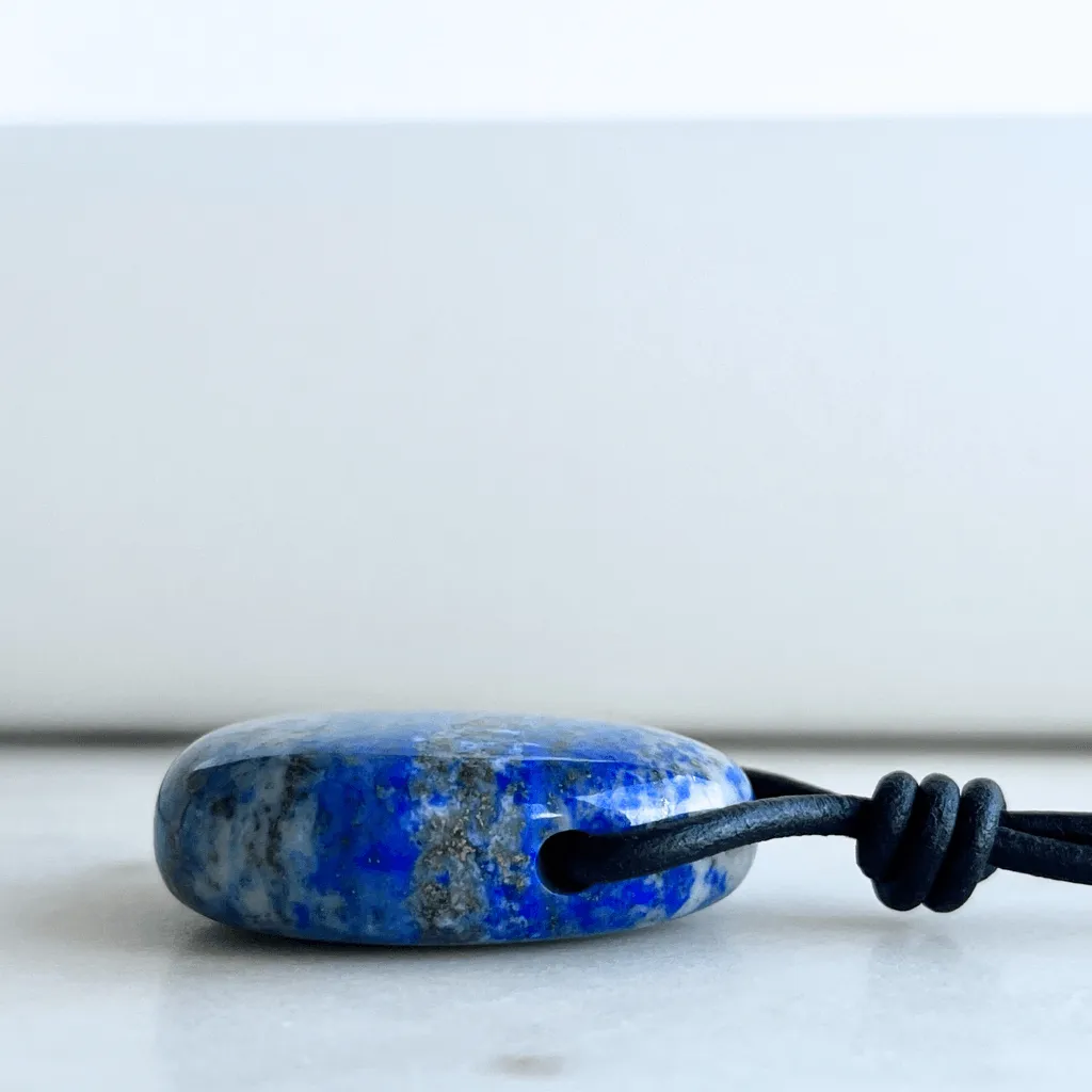 Lapis Lazuli OOAK Gemstone Pendant - Inner Peace