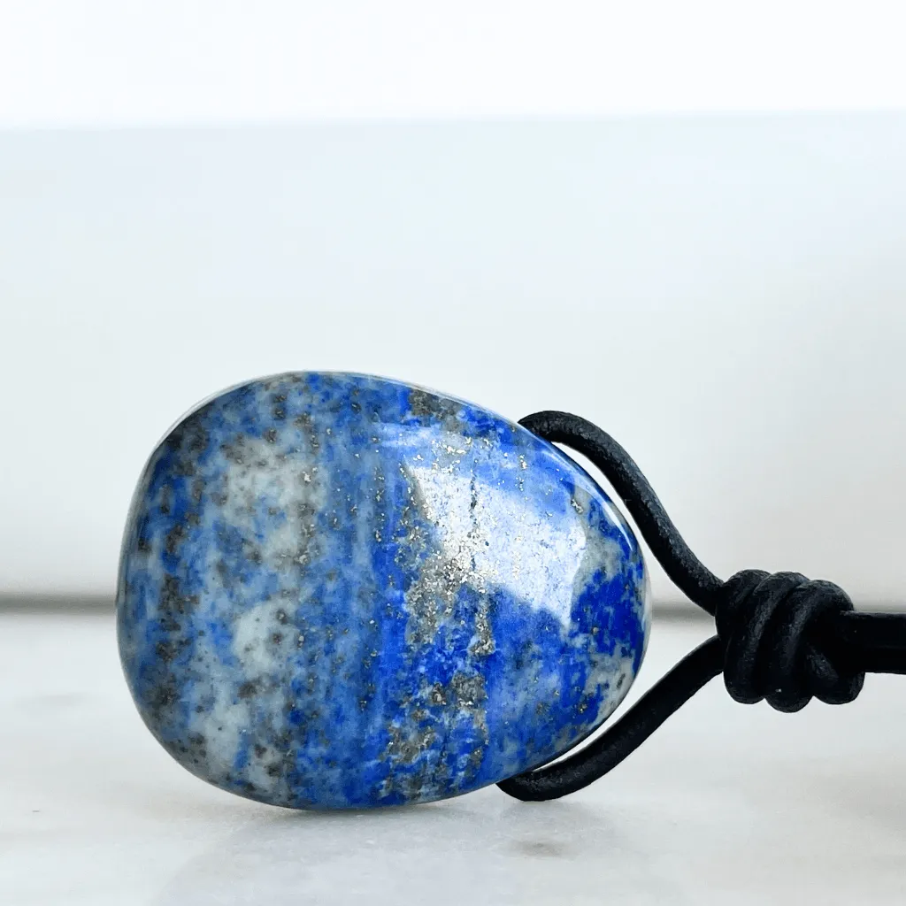 Lapis Lazuli OOAK Gemstone Pendant - Inner Peace