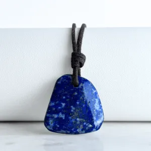 Lapis Lazuli OOAK Gemstone Pendant - Wisdom and Clarity