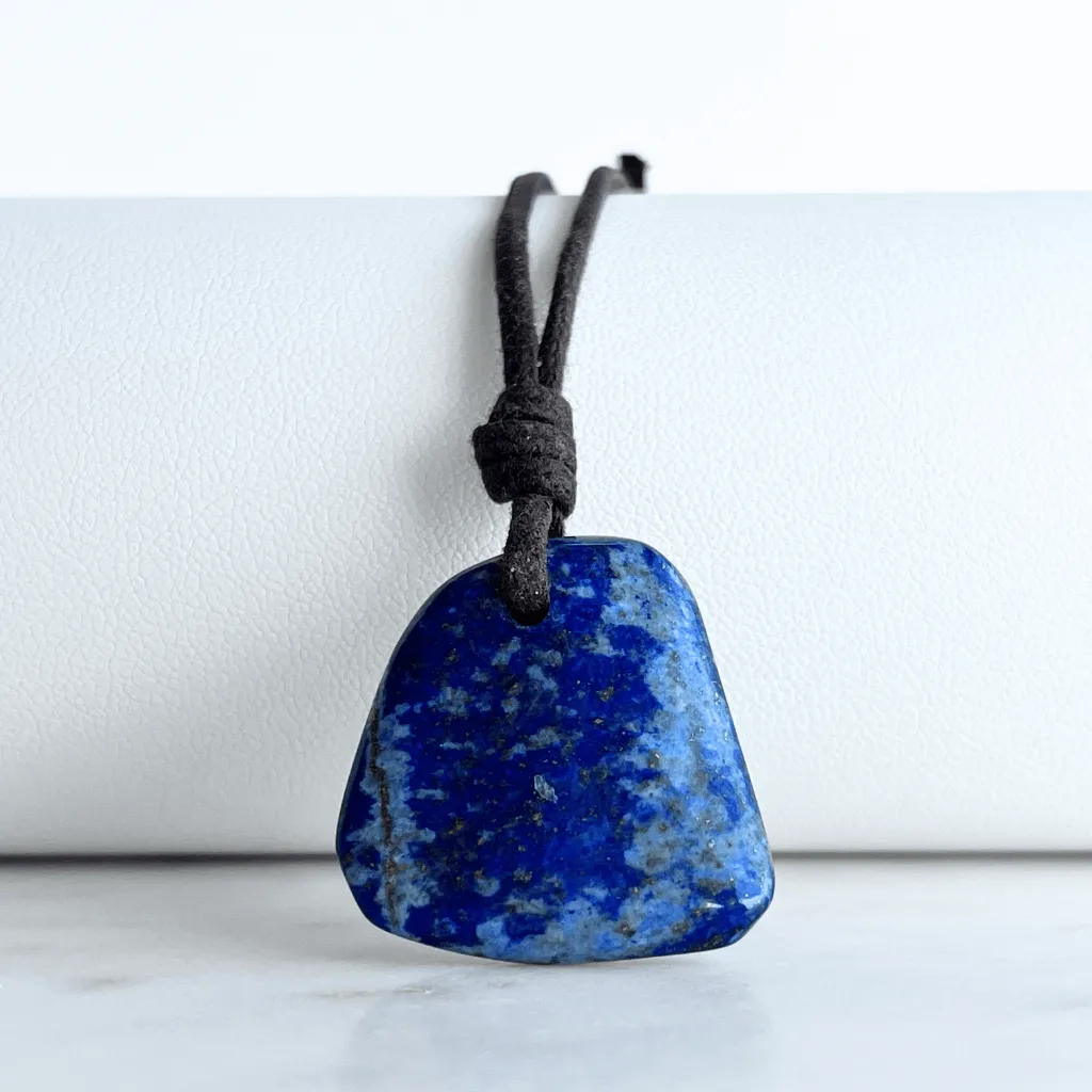 Lapis Lazuli OOAK Gemstone Pendant - Wisdom and Clarity