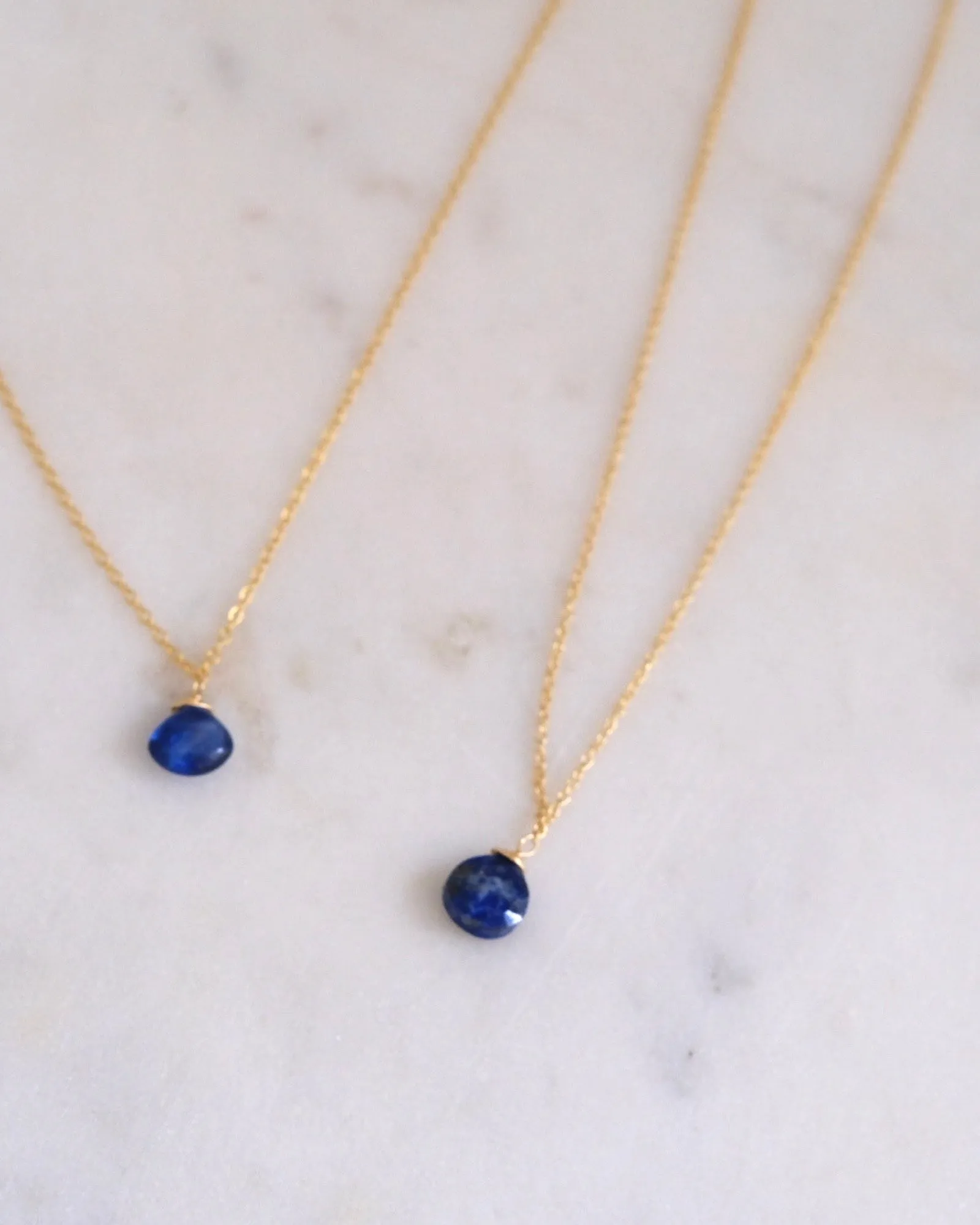 Lapis lazuli simple necklace
