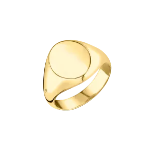 Large Disc Signet Ring