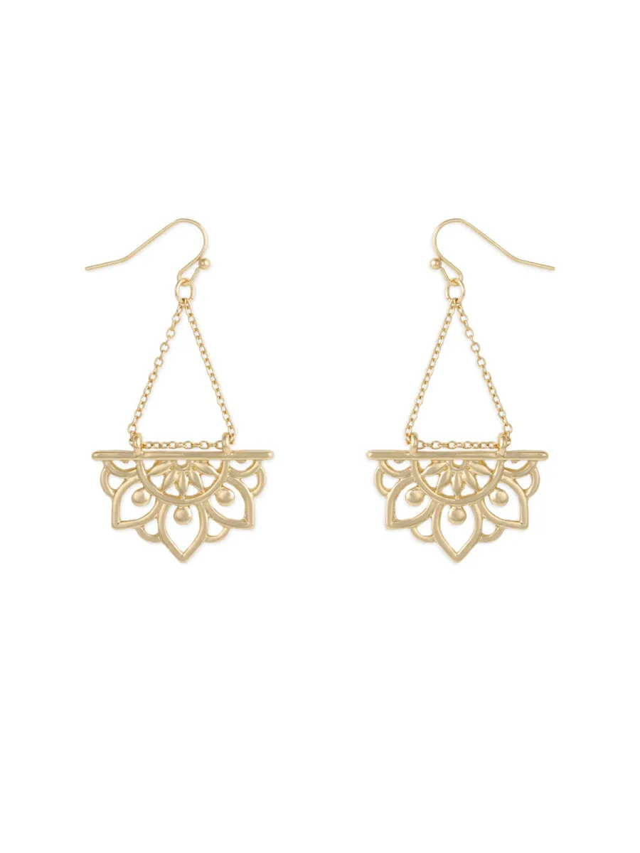 Lotus & Chain Dangles