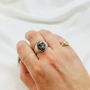 Memento Mori | Chunky Silver Skull Ring