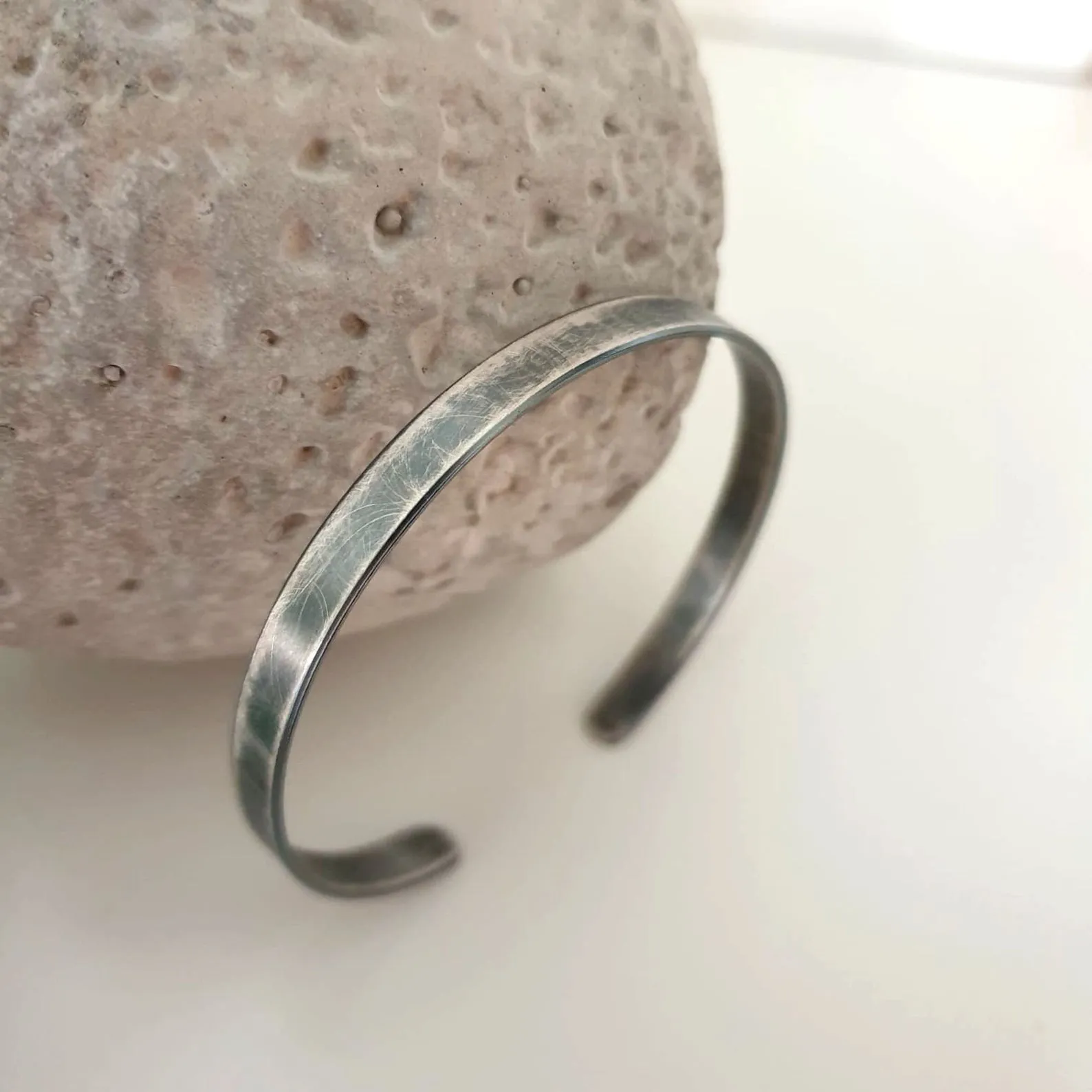 Mens Inspiration Bracelet - Design Bangle Cuff for men - Personalized Rustic Jewelry