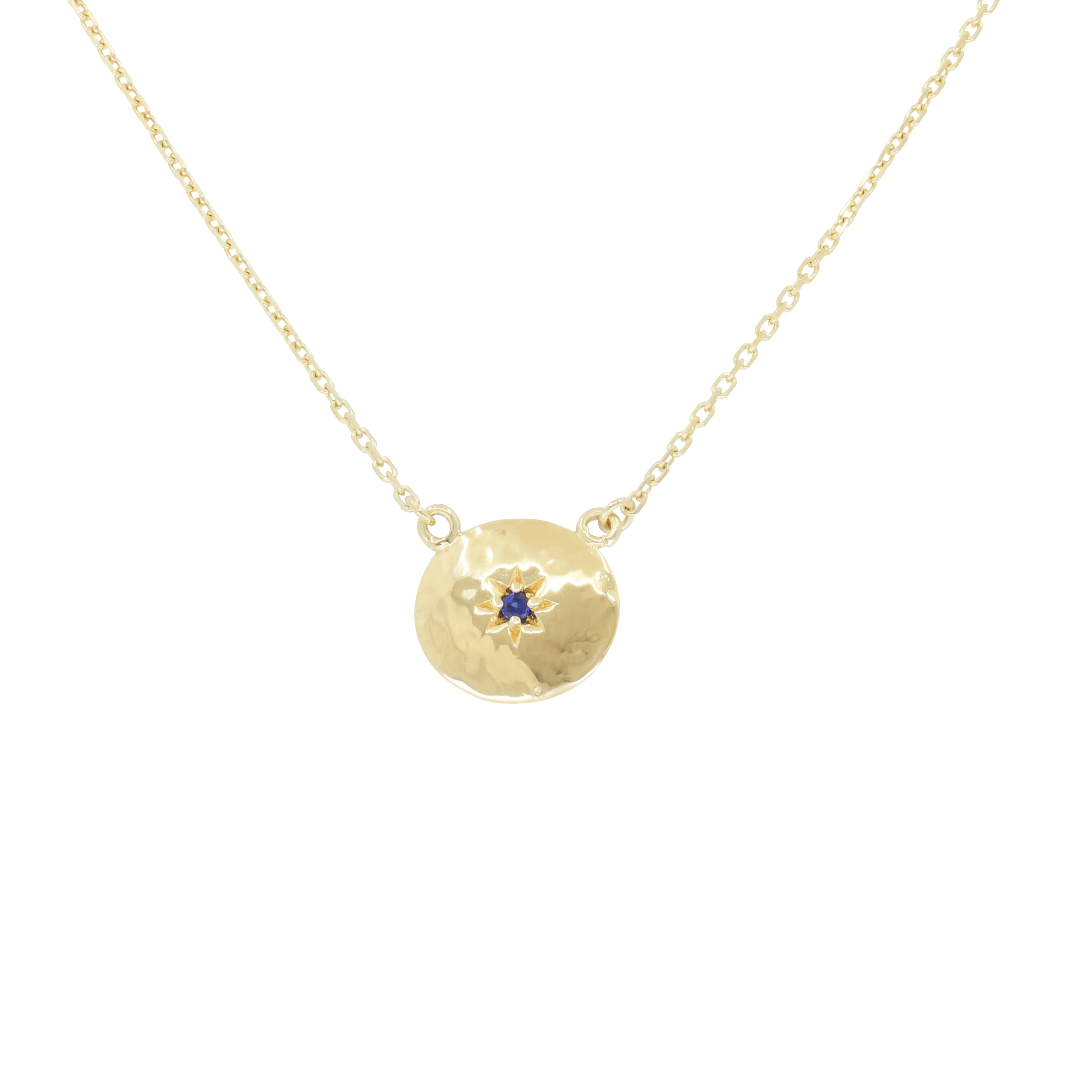 Mia Sapphire Gold Necklace