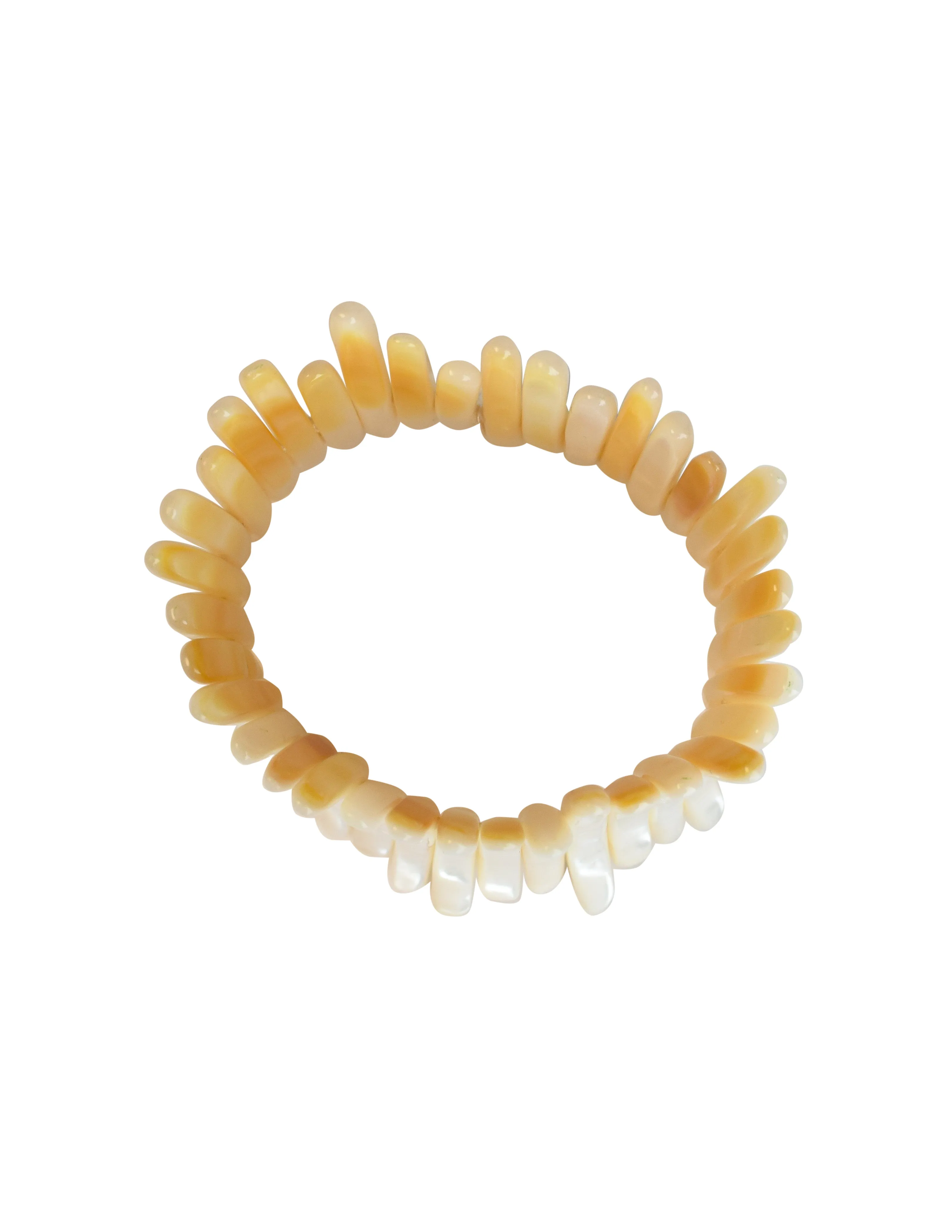 Monies Vintage Exceptional Curved Mother of Pearl Bracelet
