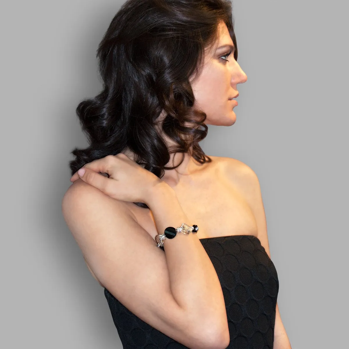 Multi-Shape Crystal Bracelet