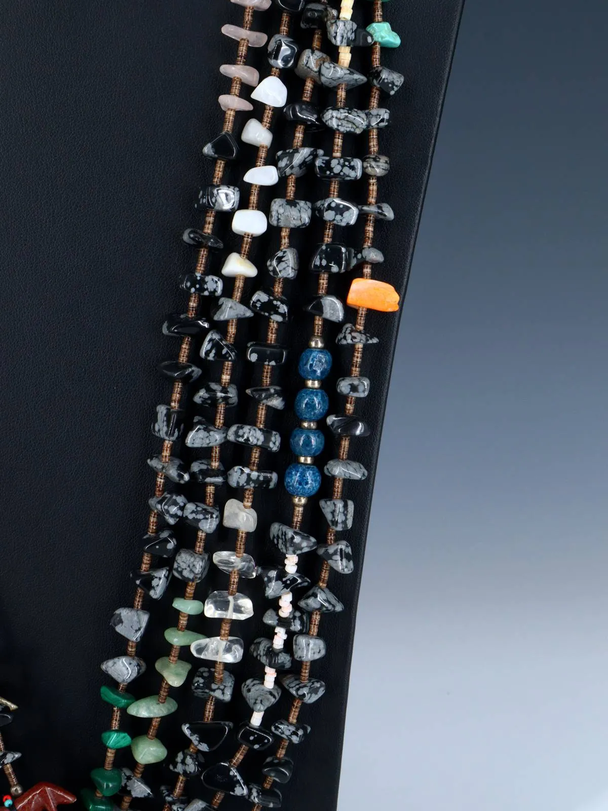 Native American Heishi Fetish Necklace