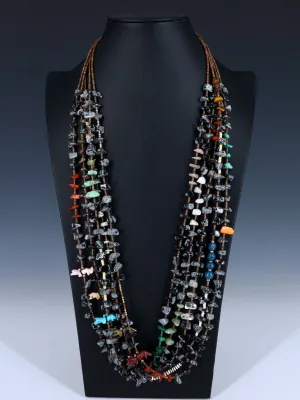 Native American Heishi Fetish Necklace
