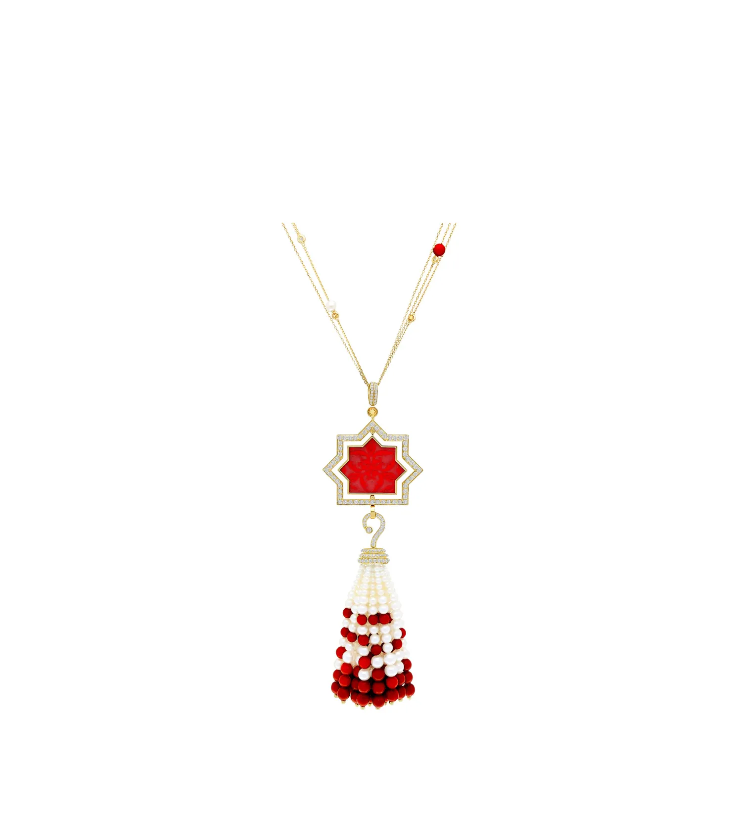 Noor Coral Sautoir