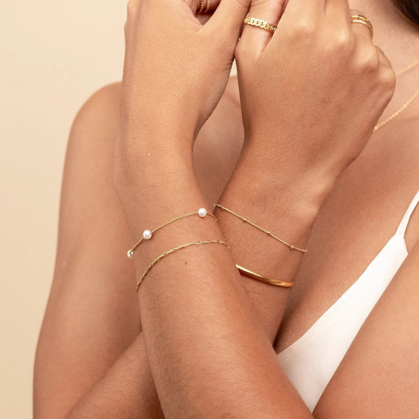 Pearl Bracelet Set