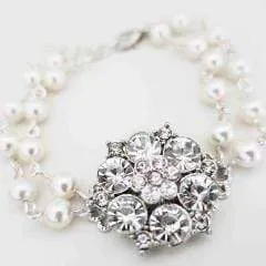 Pearl Bridal Bracelet 4856