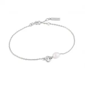 Pearl Link Chain Bracelet B043-01H