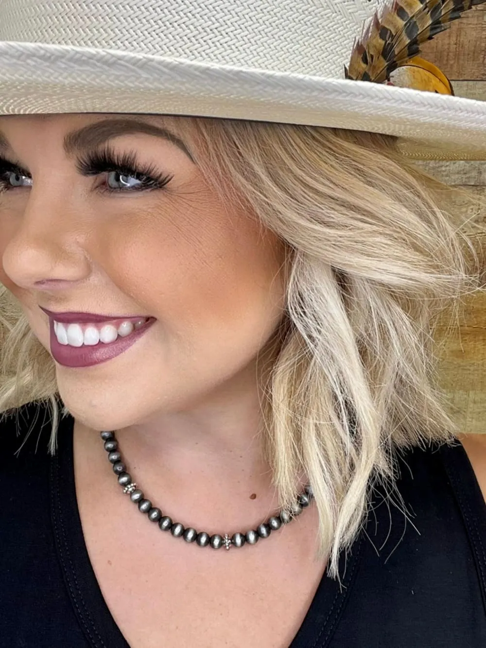 Pecos Faux Navajo Pearl Necklaces