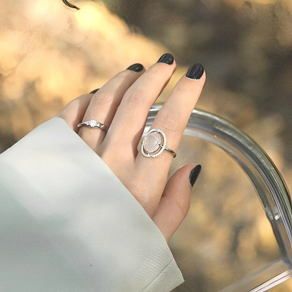 Pink Crystal Ring