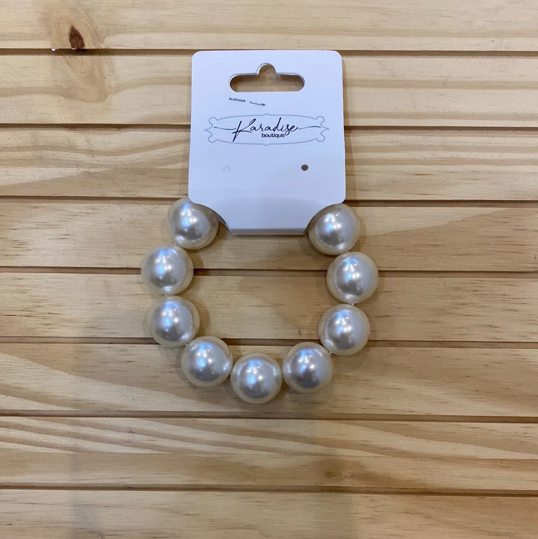 Posh Pearl Beads Bracelet