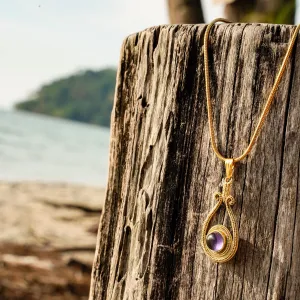 Purple Sunset Necklace