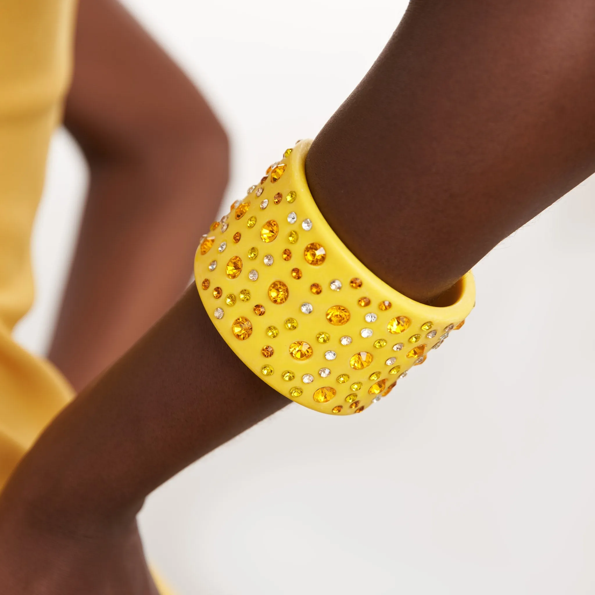 Queen Sparkler Cuff - Yellow