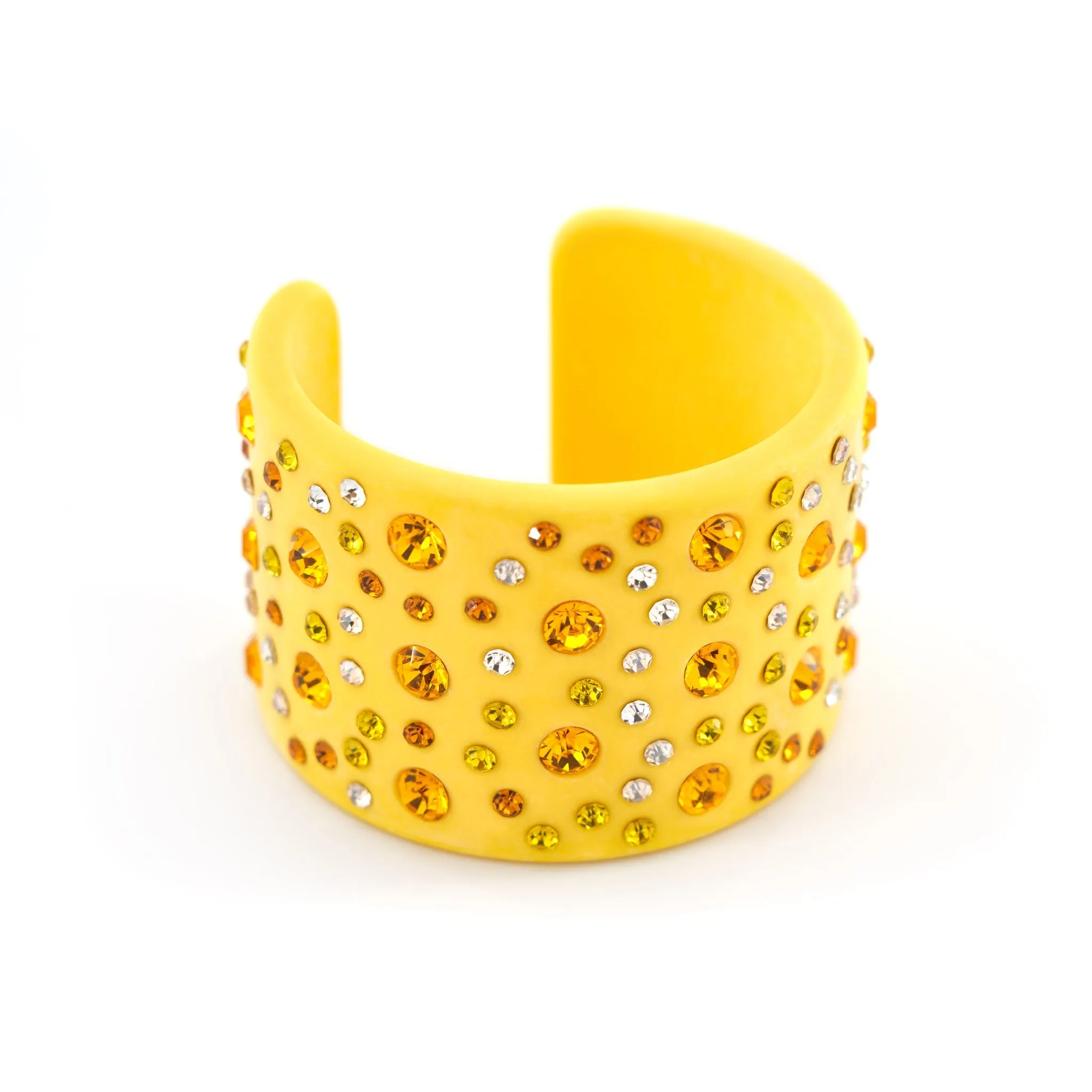 Queen Sparkler Cuff - Yellow