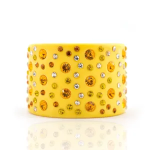 Queen Sparkler Cuff - Yellow