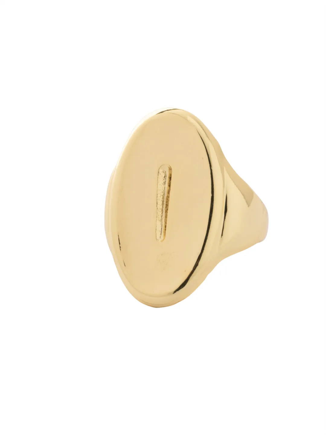 "I" Signet Statement Ring - RFK38BGMTL