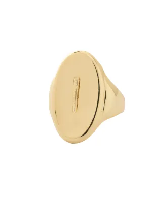 "I" Signet Statement Ring - RFK38BGMTL