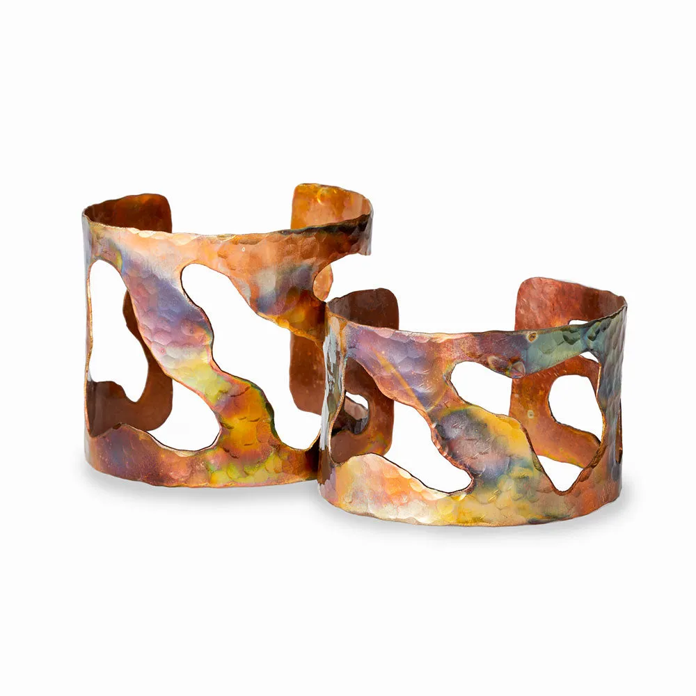 Rainbow Lake Cuff Bracelet - 1.5"